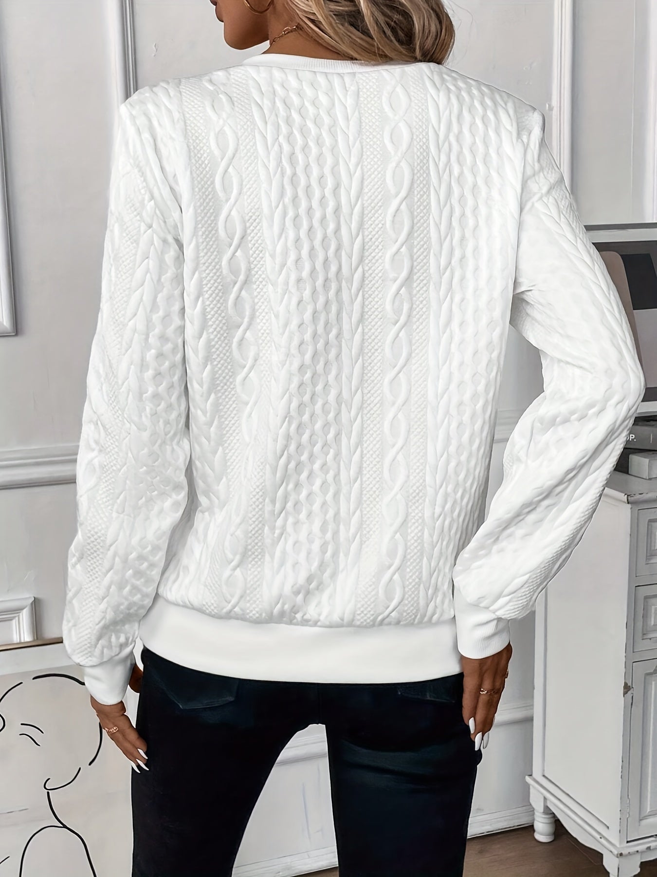EMMAâ„¢ | Elegant Quarter-Zip Sweater