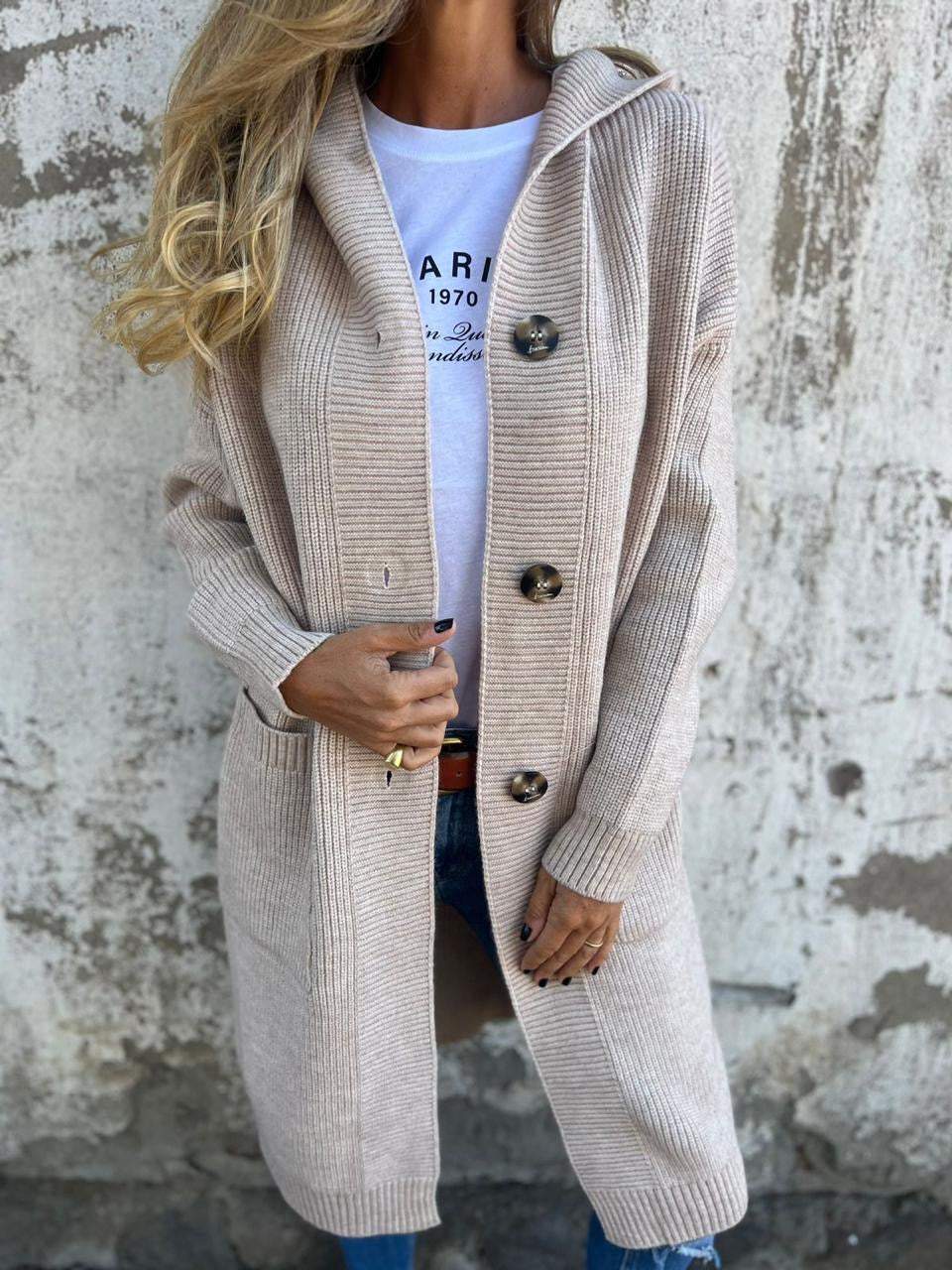 VERONICAâ„¢ - Chic Long Knit Cardigan