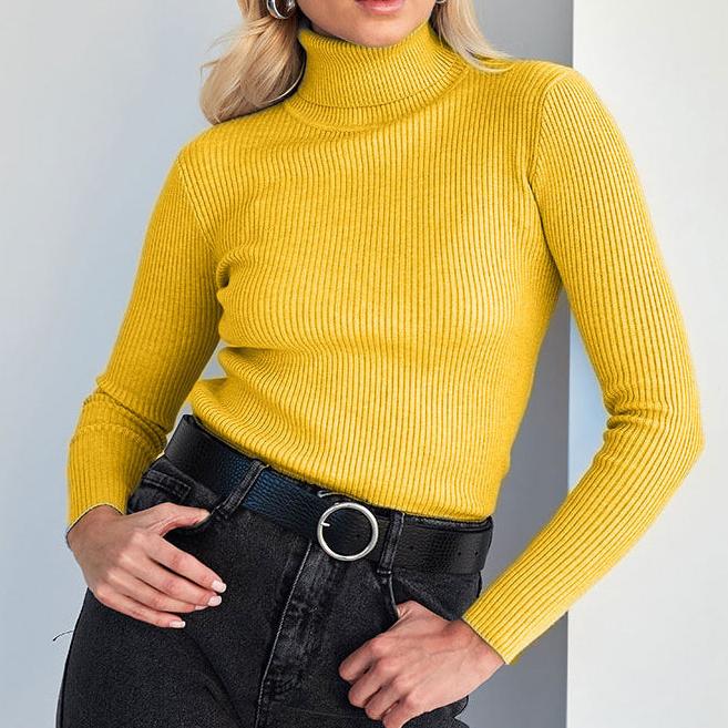 MAEVAâ„¢ - Ribbed Turtleneck Sweater