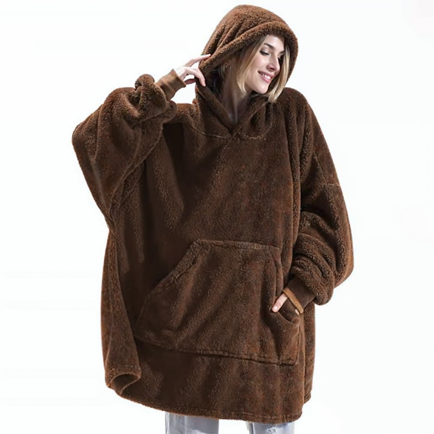 COZYCLOUDâ„¢ - Fleece-Lined Oversized Hoodie