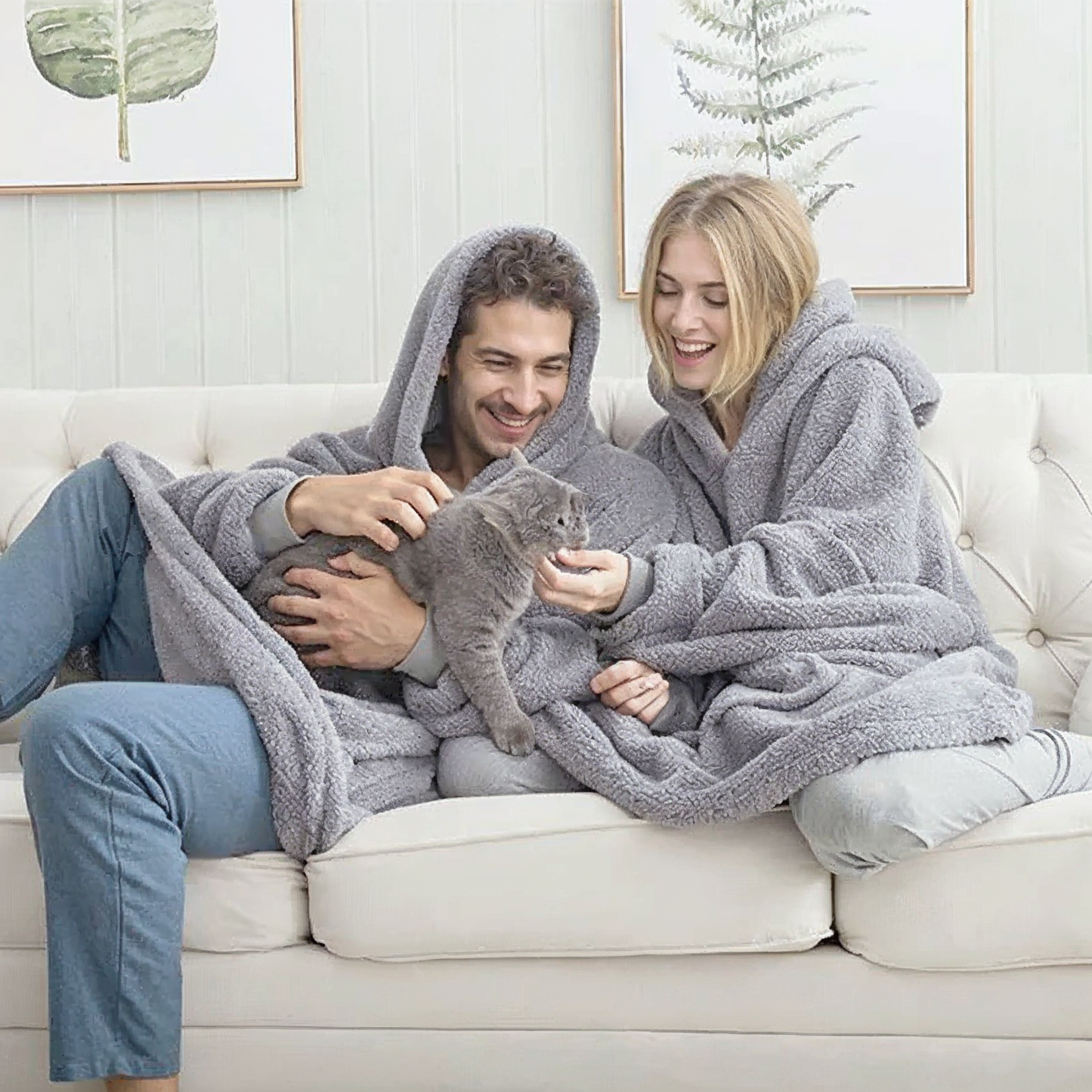 COZYCLOUDâ„¢ - Fleece-Lined Oversized Hoodie