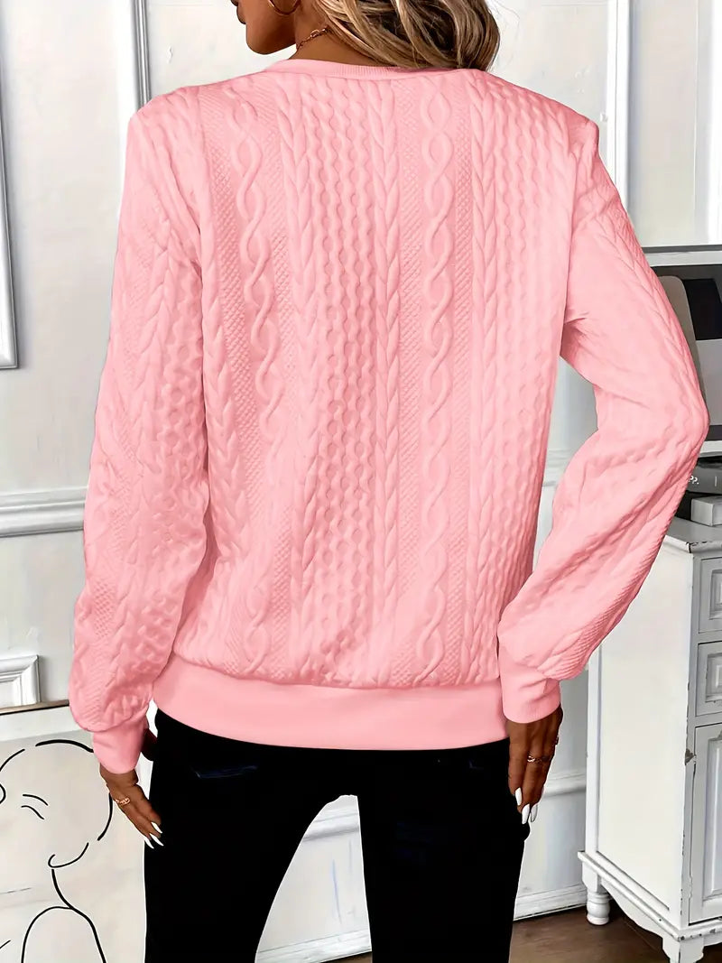 EMMAâ„¢ | Elegant Quarter-Zip Sweater