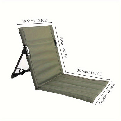 Outdoor Draagbare Ultralichte Aluminium Opvouwbare Stoel, Camping Strand Opklapbare Maanstoel voor Zelfrijdende Vrijetijds Luie Stoel