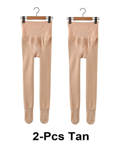 High-Waisted Stretch Thermal Leggings