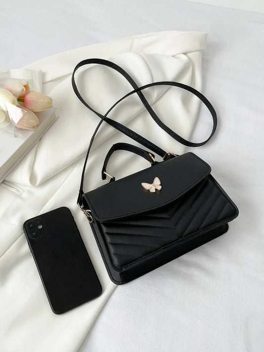 Liora Quilted Flap Bag