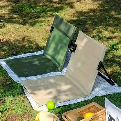 Outdoor Draagbare Ultralichte Aluminium Opvouwbare Stoel, Camping Strand Opklapbare Maanstoel voor Zelfrijdende Vrijetijds Luie Stoel