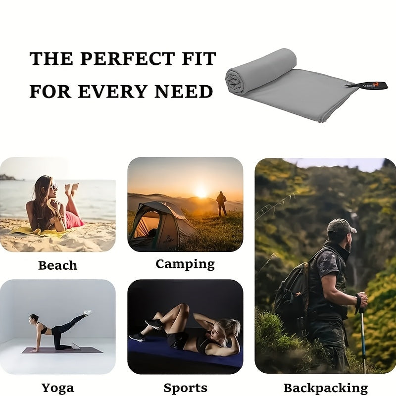 Zeer Absorberende Sneldrogende Microvezel Reissport Handdoek met Lichtgewicht Mesh Tas Verpakking - Perfect voor Kamperen, Sport, Strand, Wandelen, Yoga, Golf, Pickball Accessoires