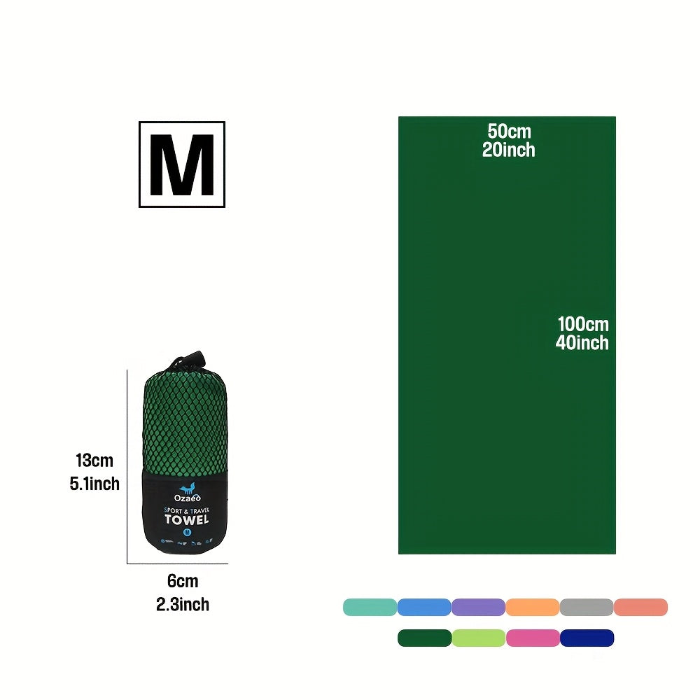 Zeer Absorberende Sneldrogende Microvezel Reissport Handdoek met Lichtgewicht Mesh Tas Verpakking - Perfect voor Kamperen, Sport, Strand, Wandelen, Yoga, Golf, Pickball Accessoires